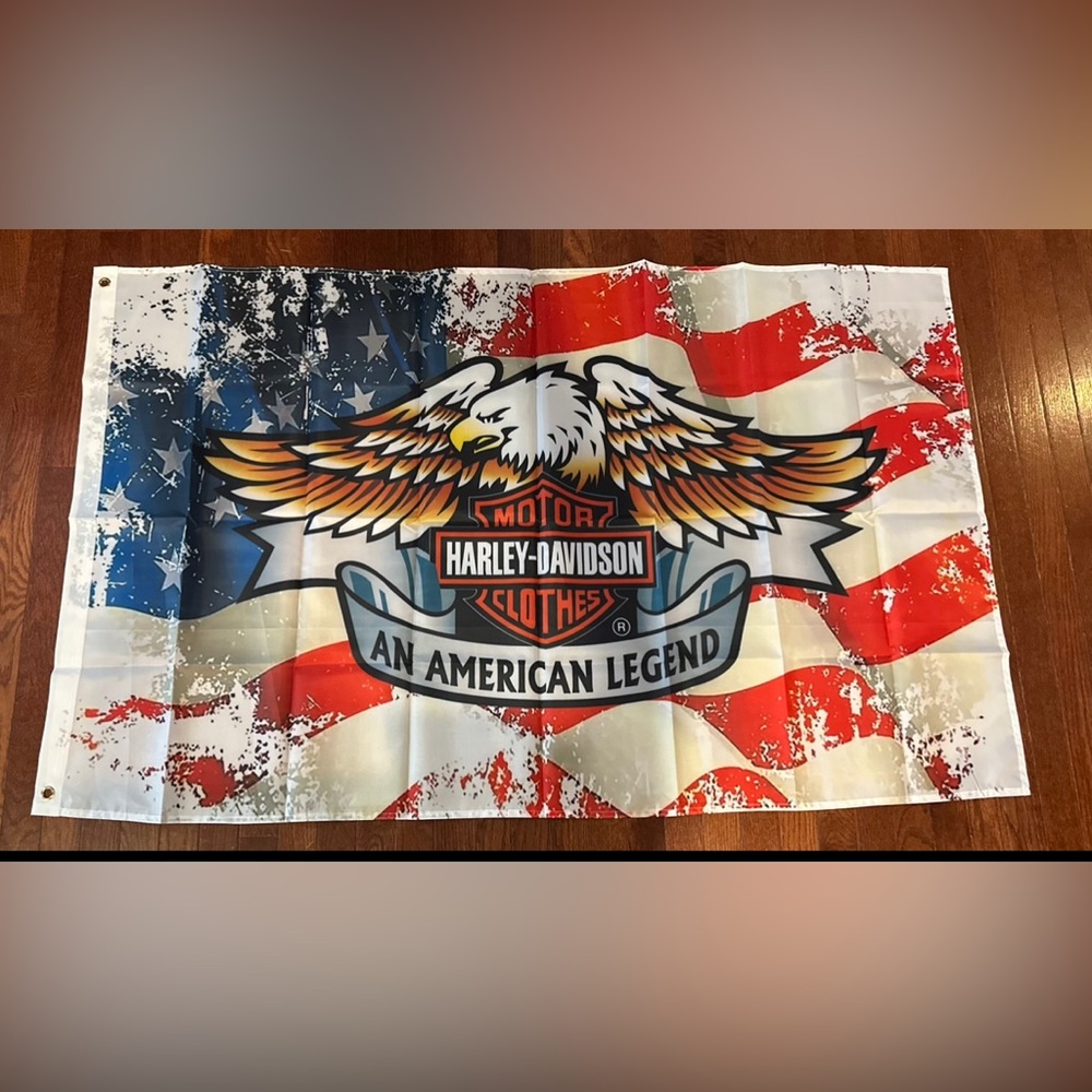 Harley Davidson Flag Large Banner 3x5 ft LOGO FAST SHIPPING new In Package